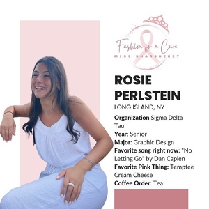 Fundraising Page: Rosie Perlstein